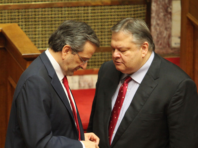 Ο Βενιζέλος βλέπει σήμερα και Σαμαρά Ο Βενιζέλος βλέπει σήμερα και Σαμαρά